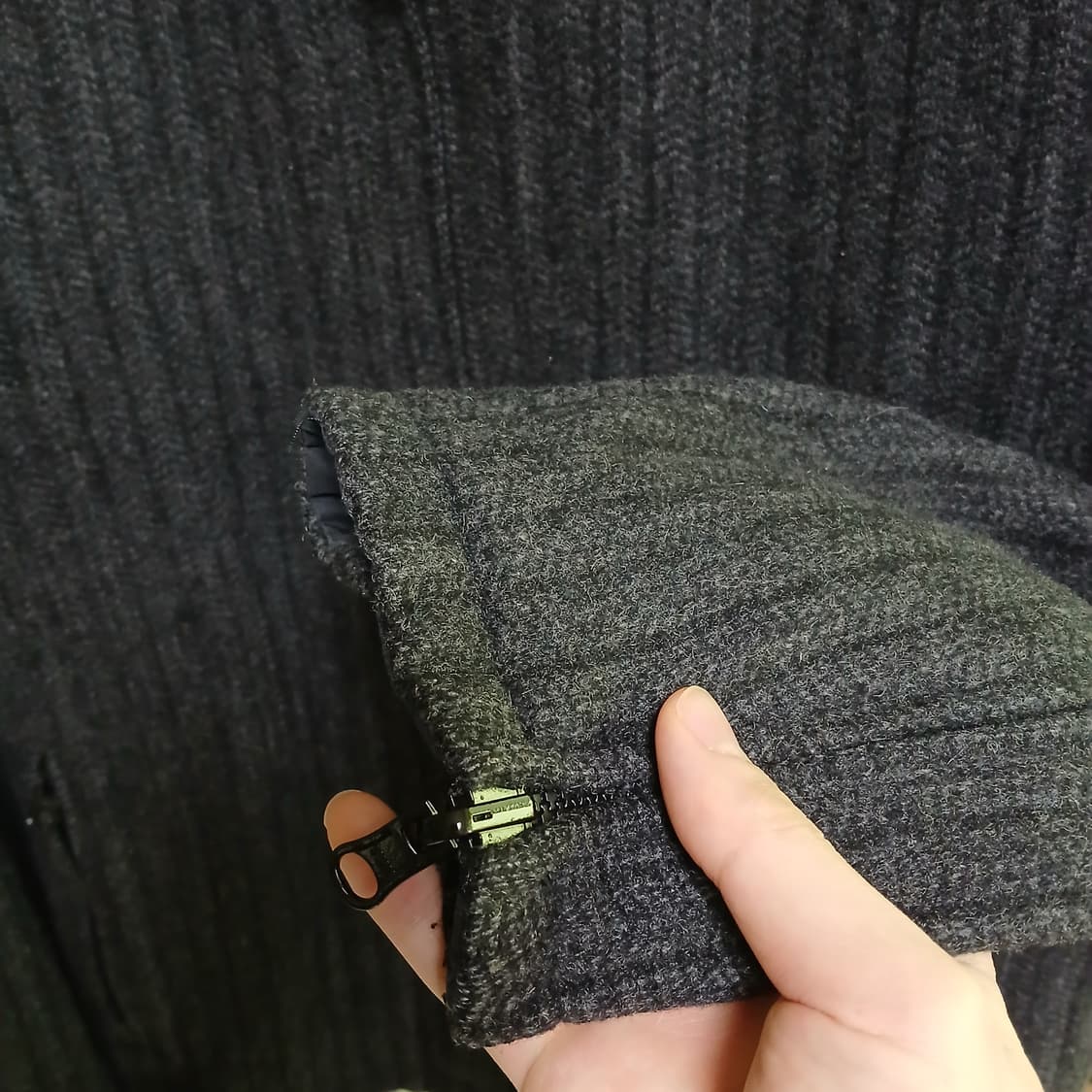 아르마니 익스체인지 양면 니트 점퍼 바람막이 자켓 상품이미지8