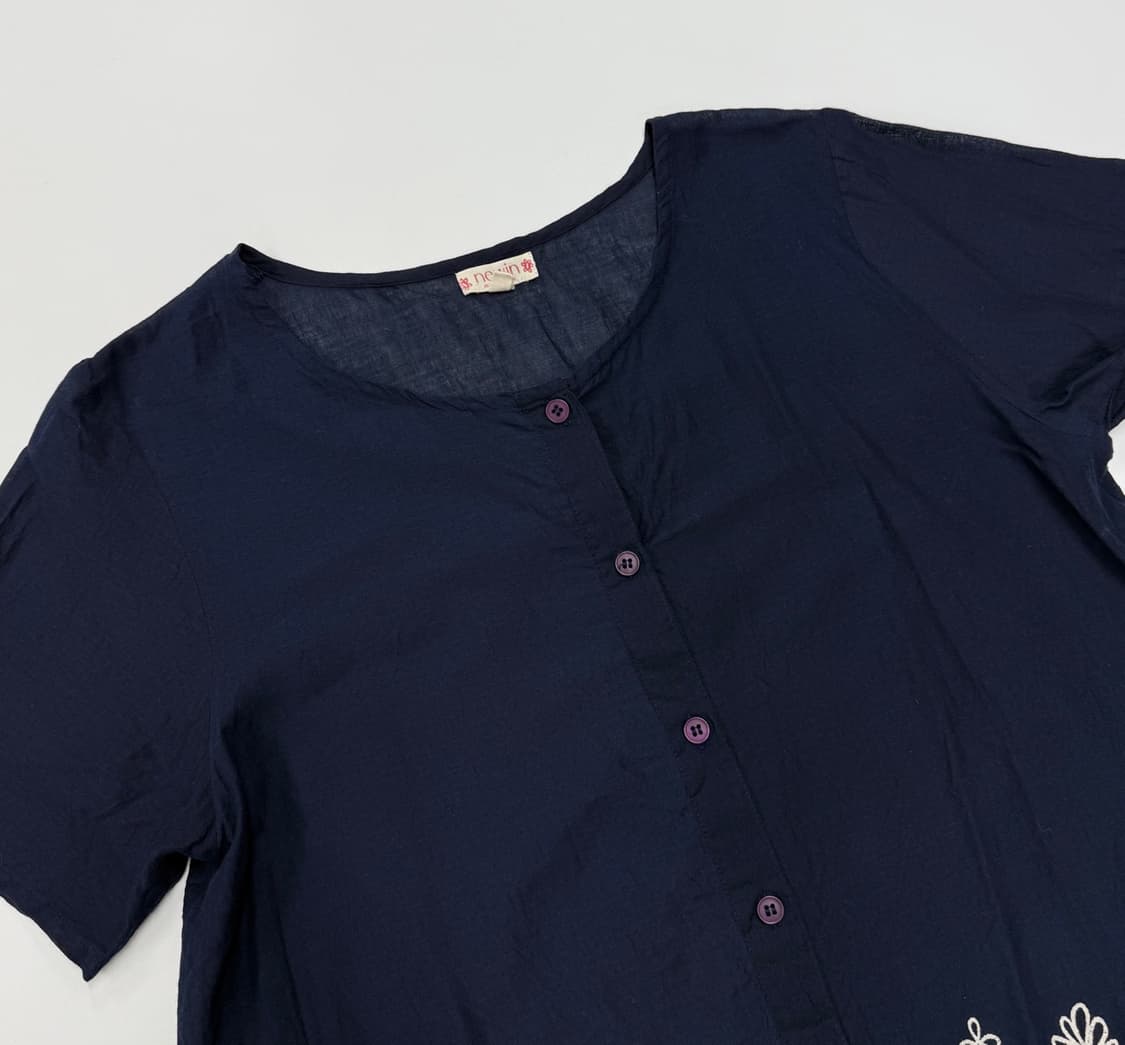 Sheer floral printed blouse 상품이미지4