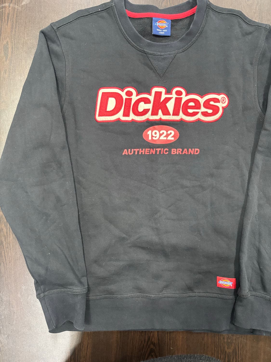 디키즈 블랙 맨투맨 티셔츠 상품이미지3