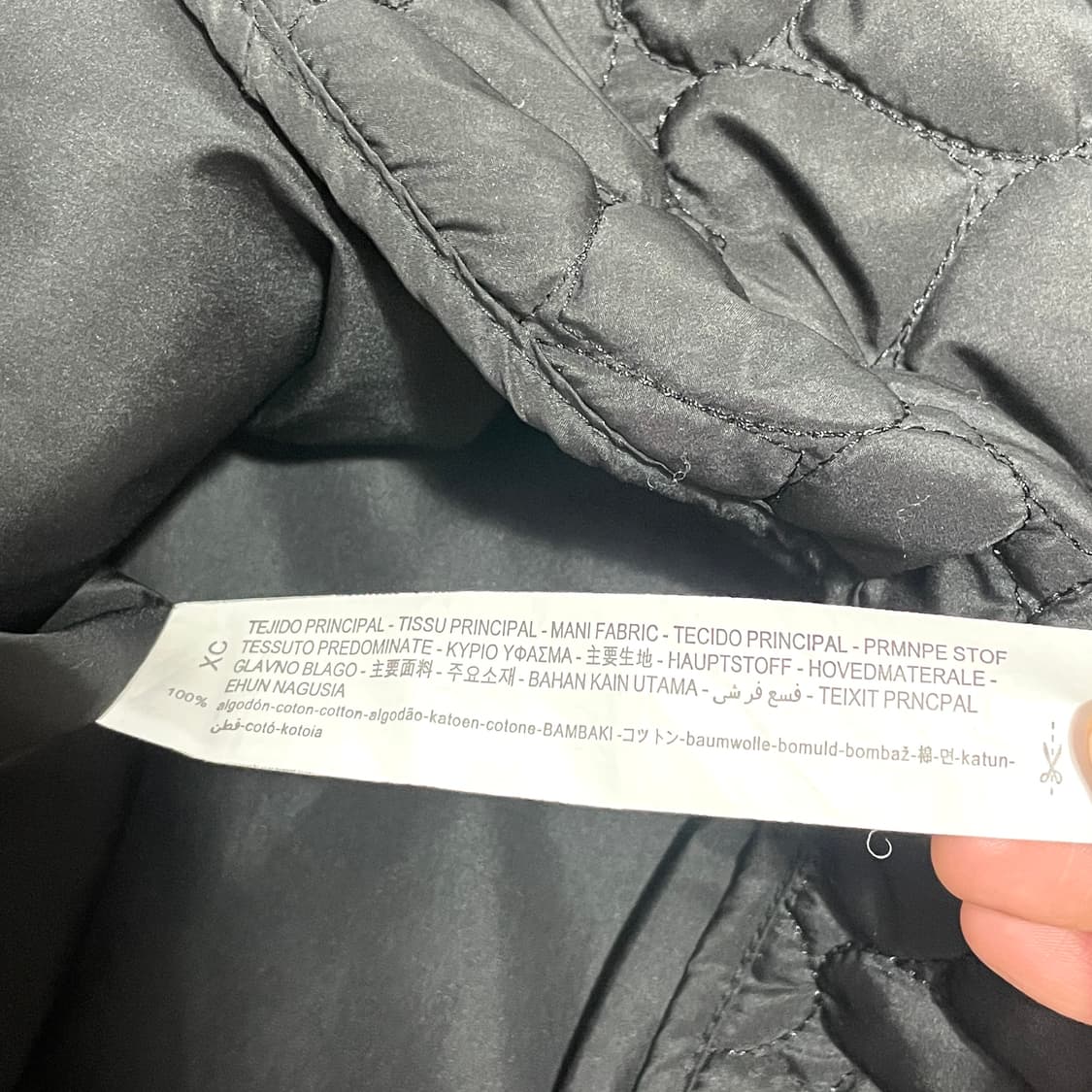 자라 블랙 하트 경량 패딩 여성M 상품이미지4