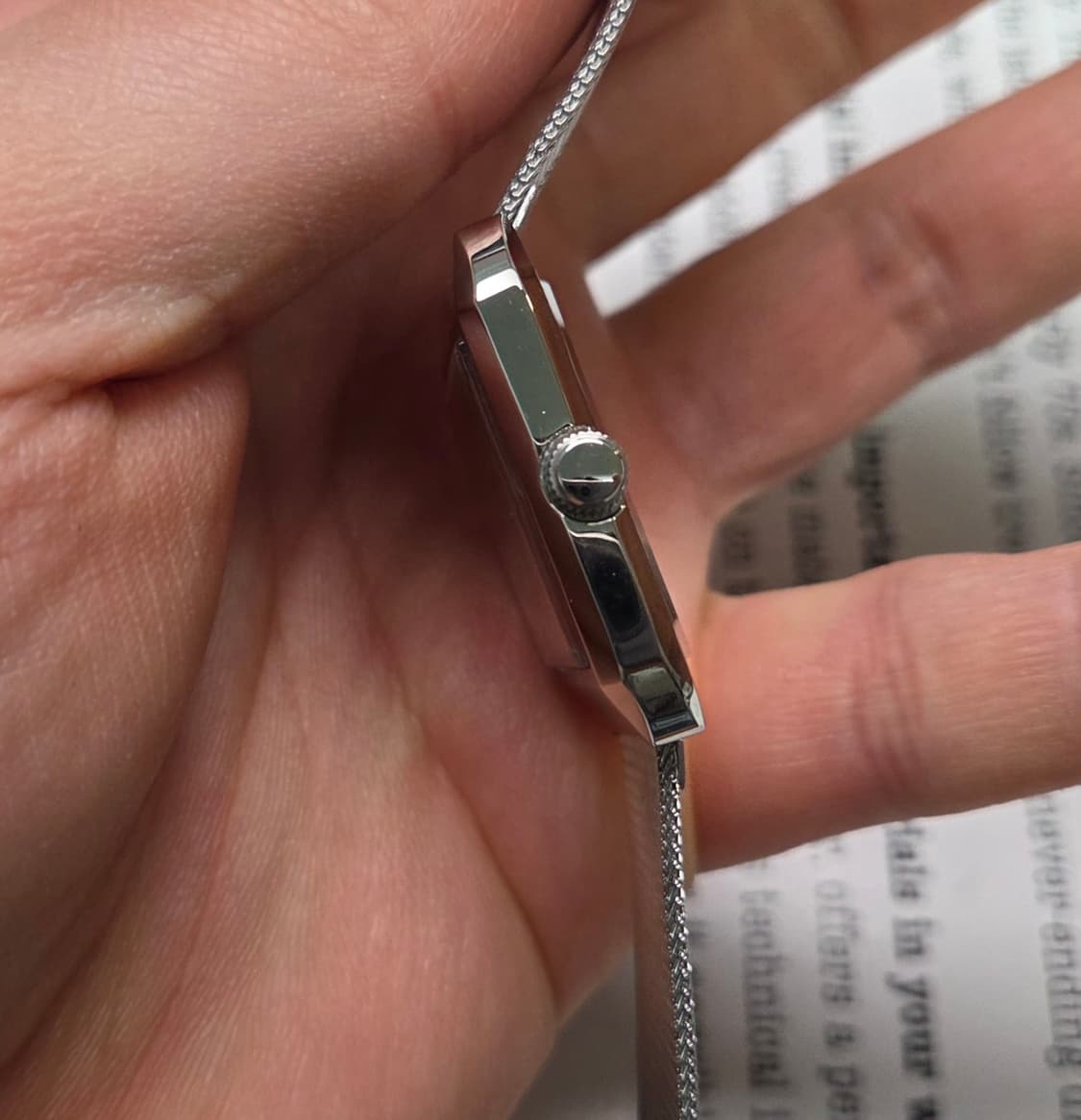 빈티지 세이코 샤리오탱크 오렌지다홍 수동명기(2220A) 드레스워치 상품이미지6