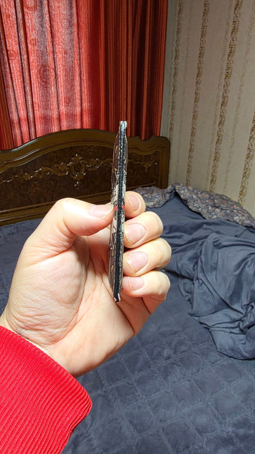 (정품) 버버리 모노그램 스트라이프 E 캔버스/카드지갑/남녀공용/개인 상품이미지8