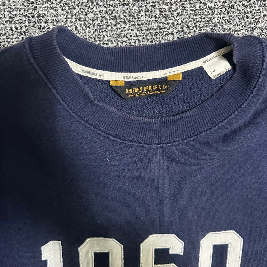 (XL) 유니폼브릿지 1960 네이비 맨투맨 상품이미지2