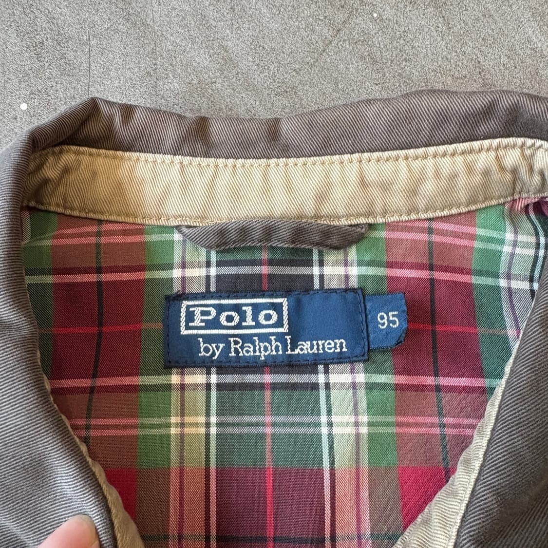 폴로 정품 그레이 스윙톱 자켓 상품이미지6