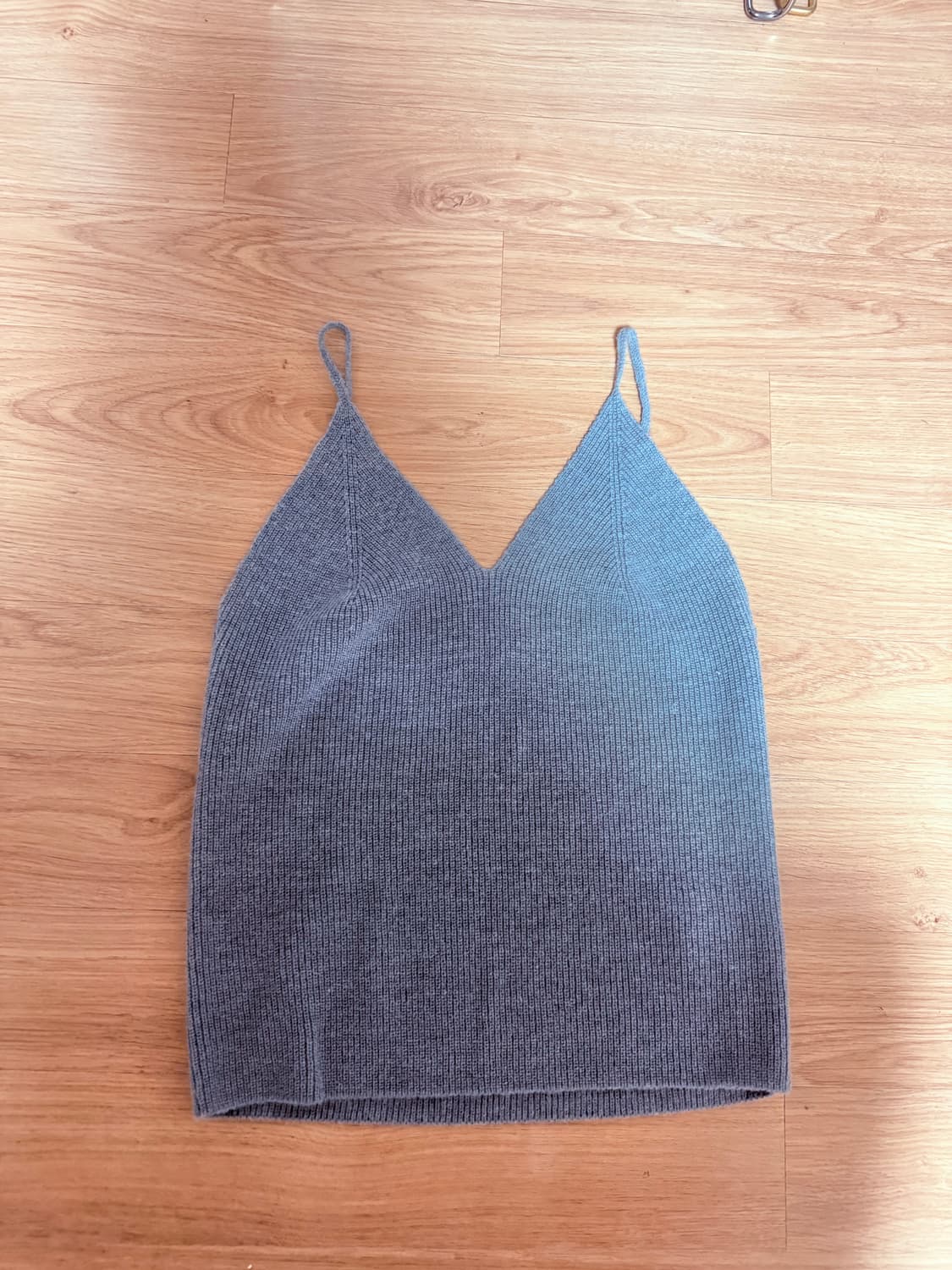 르셉템버 르917 알파카 혼방 니트 슬리브리스 탑 os 상품이미지1