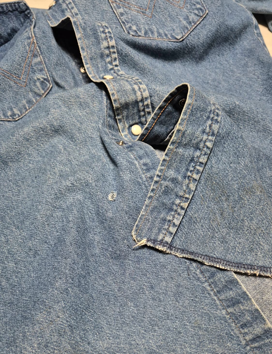 Wrangler 랭글러 웨스턴 데님셔츠 상품이미지6