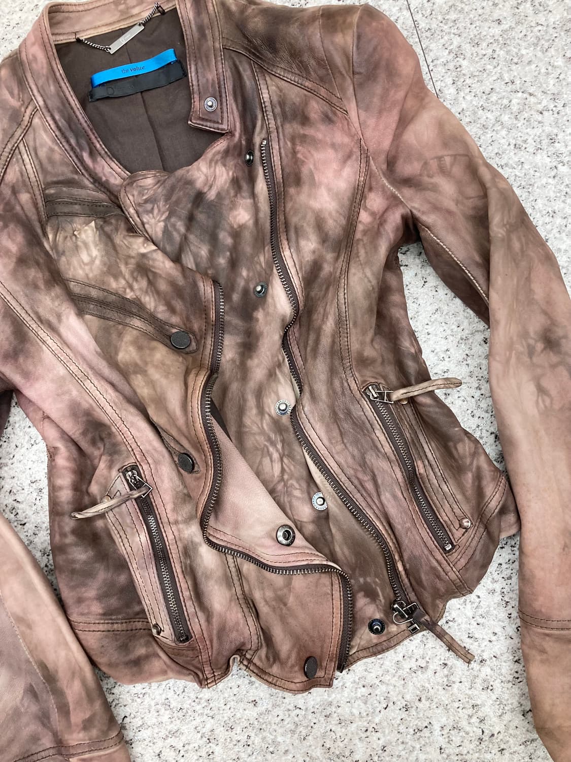 Lamb skin leather jacket 상품이미지4