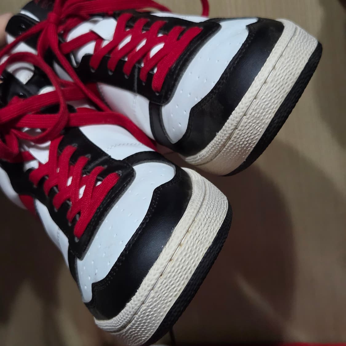 (270) PONY 시티윙 하이 WHITE/BLACK/RED 상품이미지8