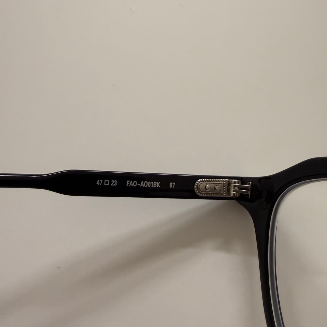 윤안경 fern(블랙)47사이즈 안경 팝니다 상품이미지7