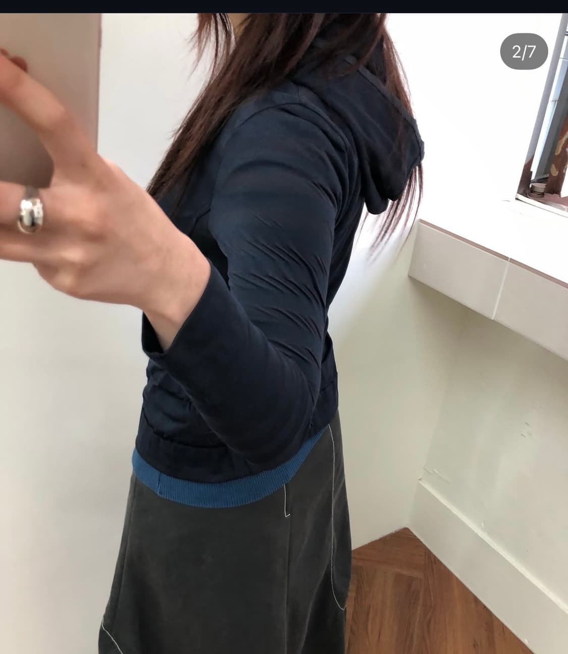 딱붙핏))) 버버리 여름 후드 집업 상품이미지2