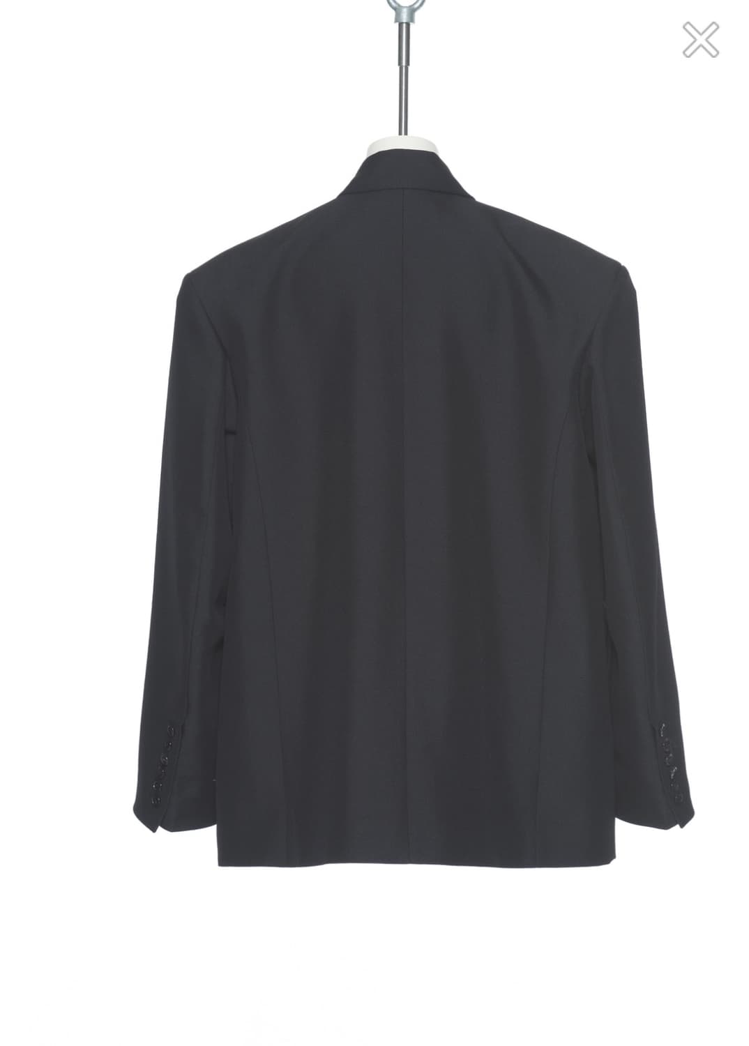 새상품) PUSHBUTTON 푸시버튼 블랙 스트랩 디테일 오버사이즈 자켓 상품이미지7