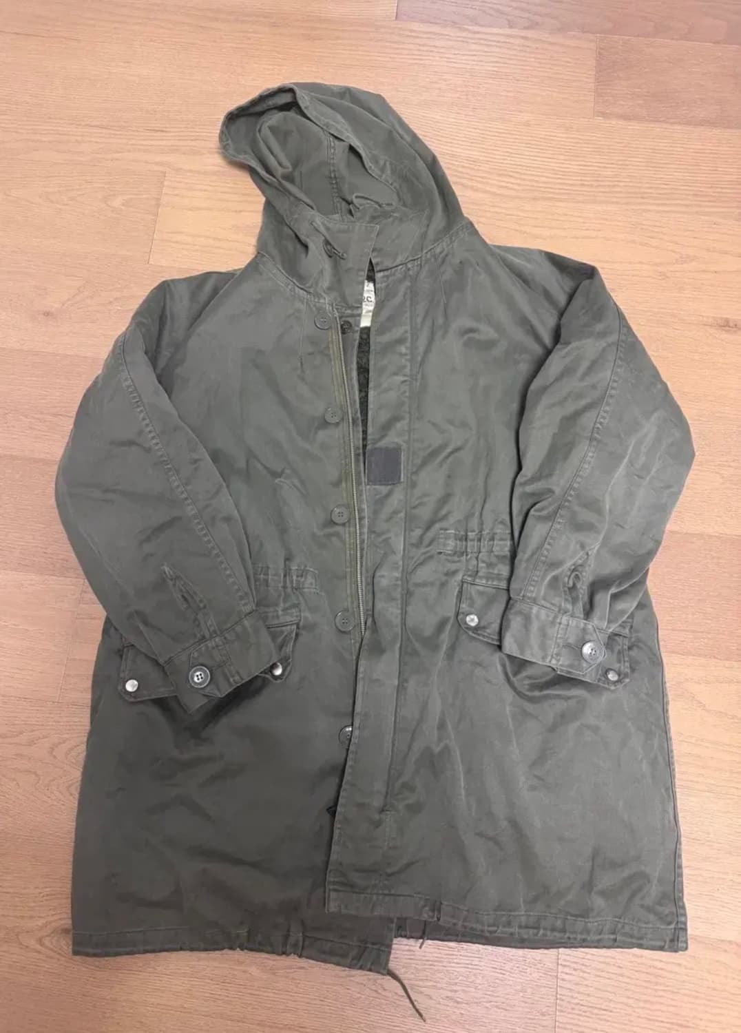 (92C) 70년대 빈티지 프랑스군 M-64 파카 상품이미지1