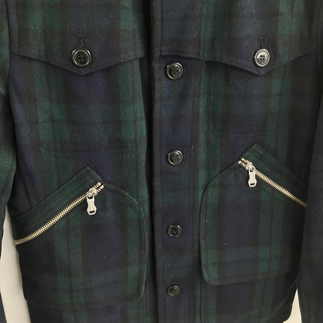 타케오 키쿠치 타탄 체크 울 자켓 2 상품이미지5