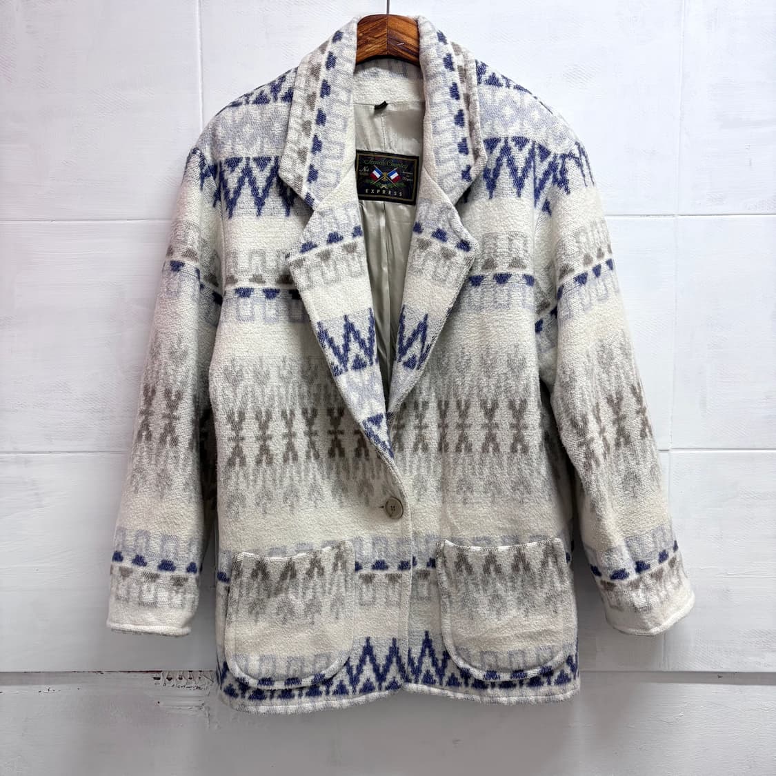 80s USA 웨스턴 치마요 울 자켓 상품이미지1