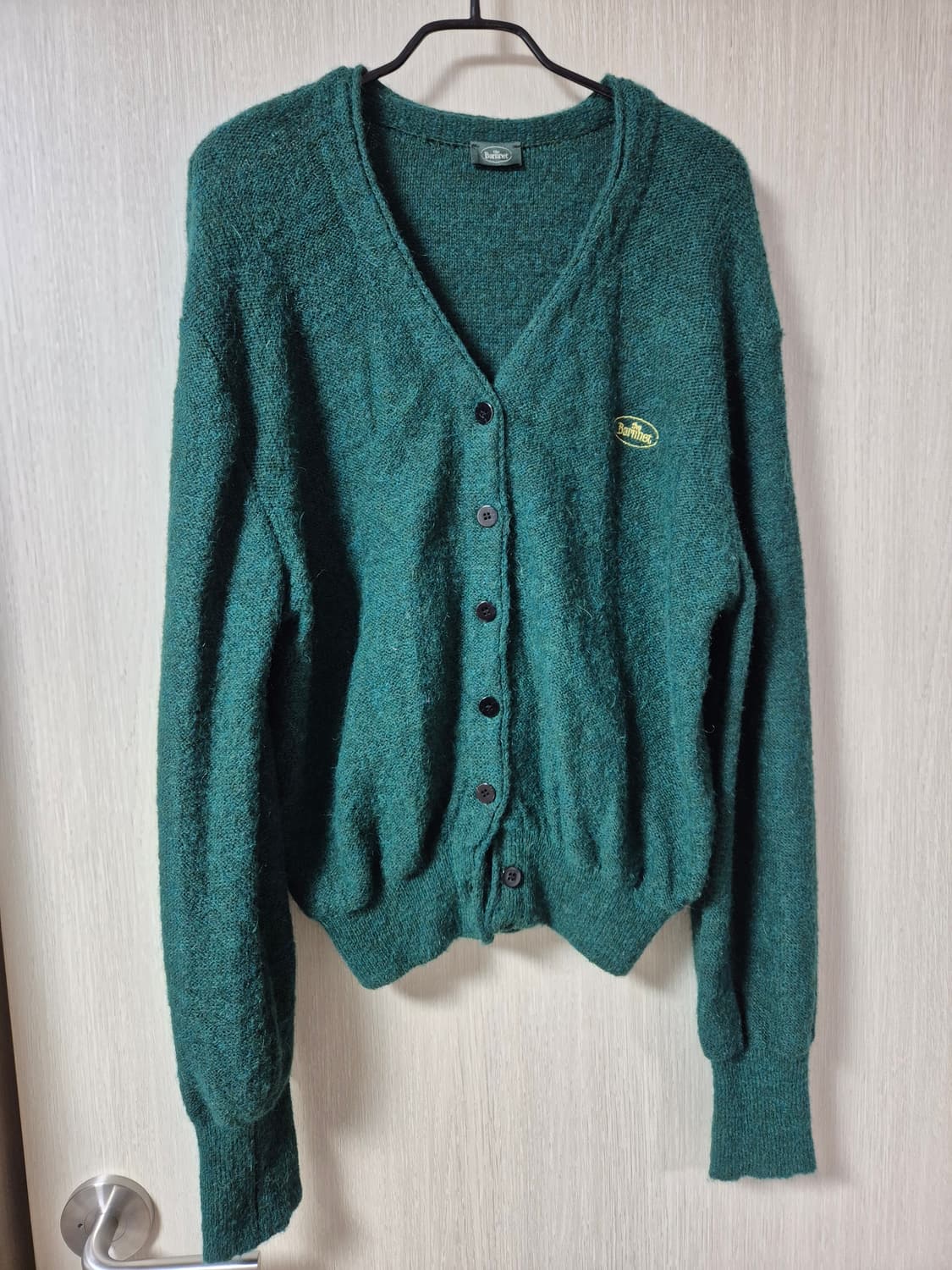 더바넷 그린 스탠다드 알파카 가디건 니트가디건 상품이미지3