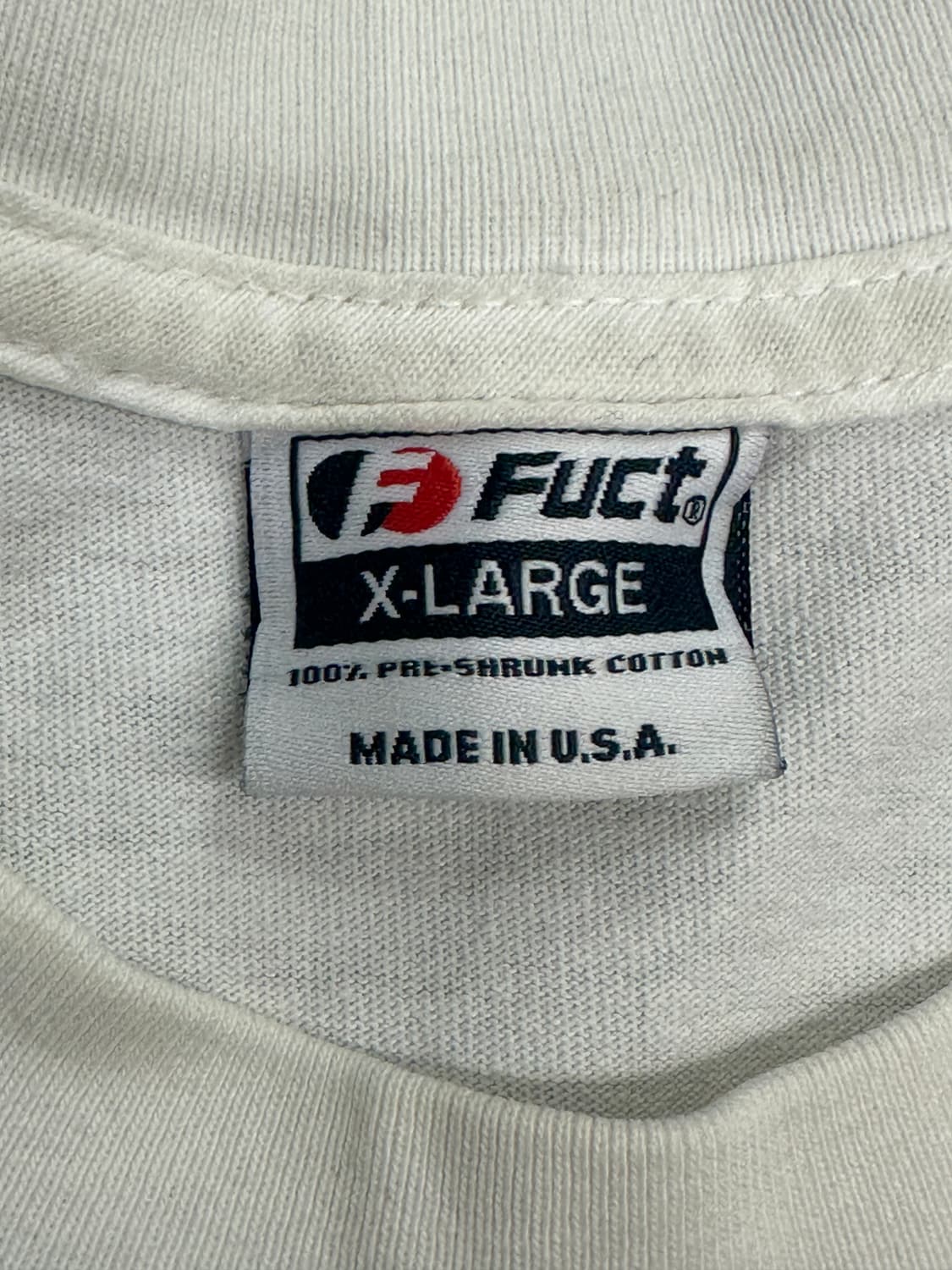 FUCT 오발 로고 티셔츠 XL 상품이미지5