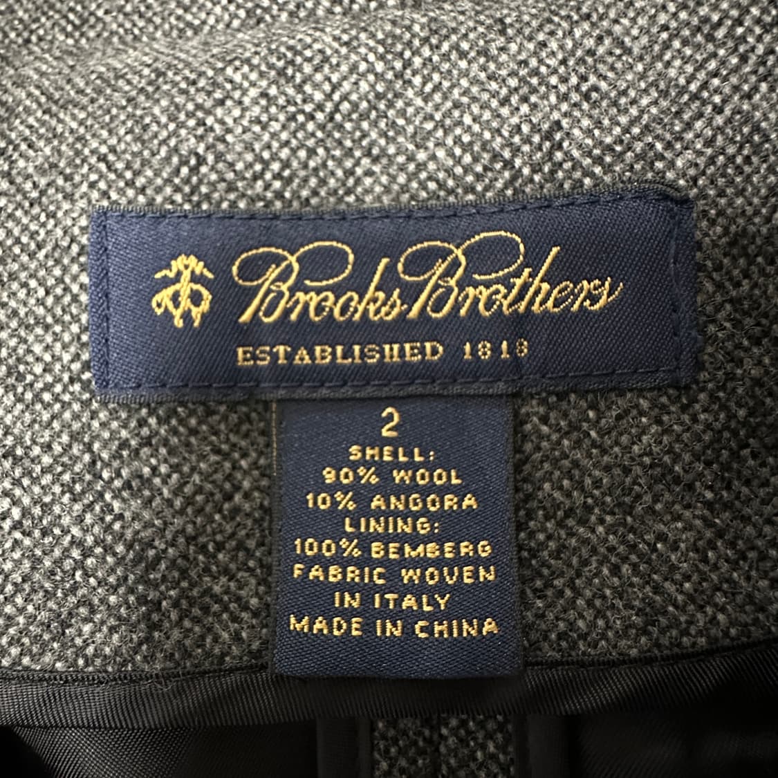 BROOKS BROTHERS women wool blazer jacket 상품이미지3