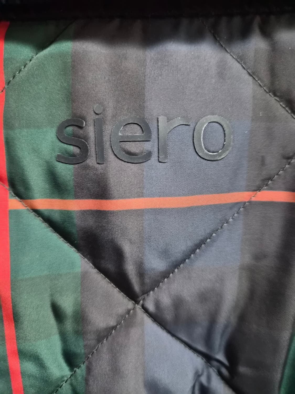 우먼 M) siero 시에로 타탄체크 퀼팅자켓 팝니다 상품이미지3