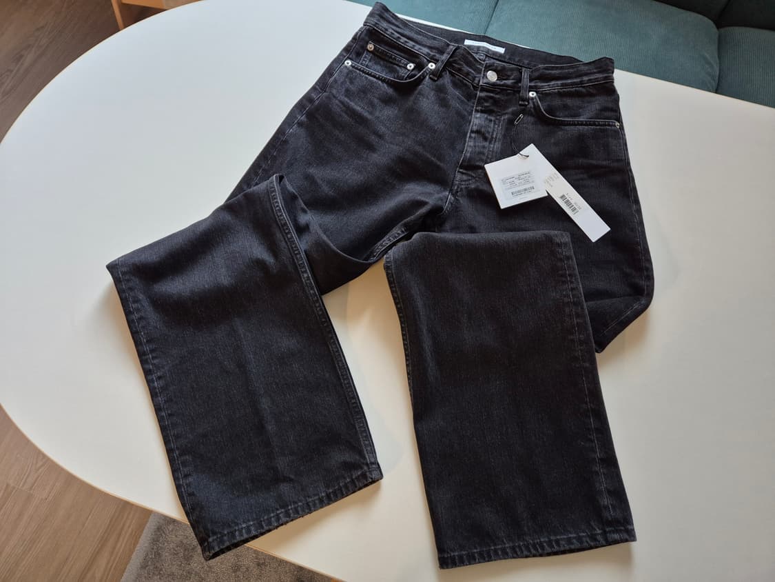 선플라워 루즈 데님 워시드 블랙 30 상품이미지1