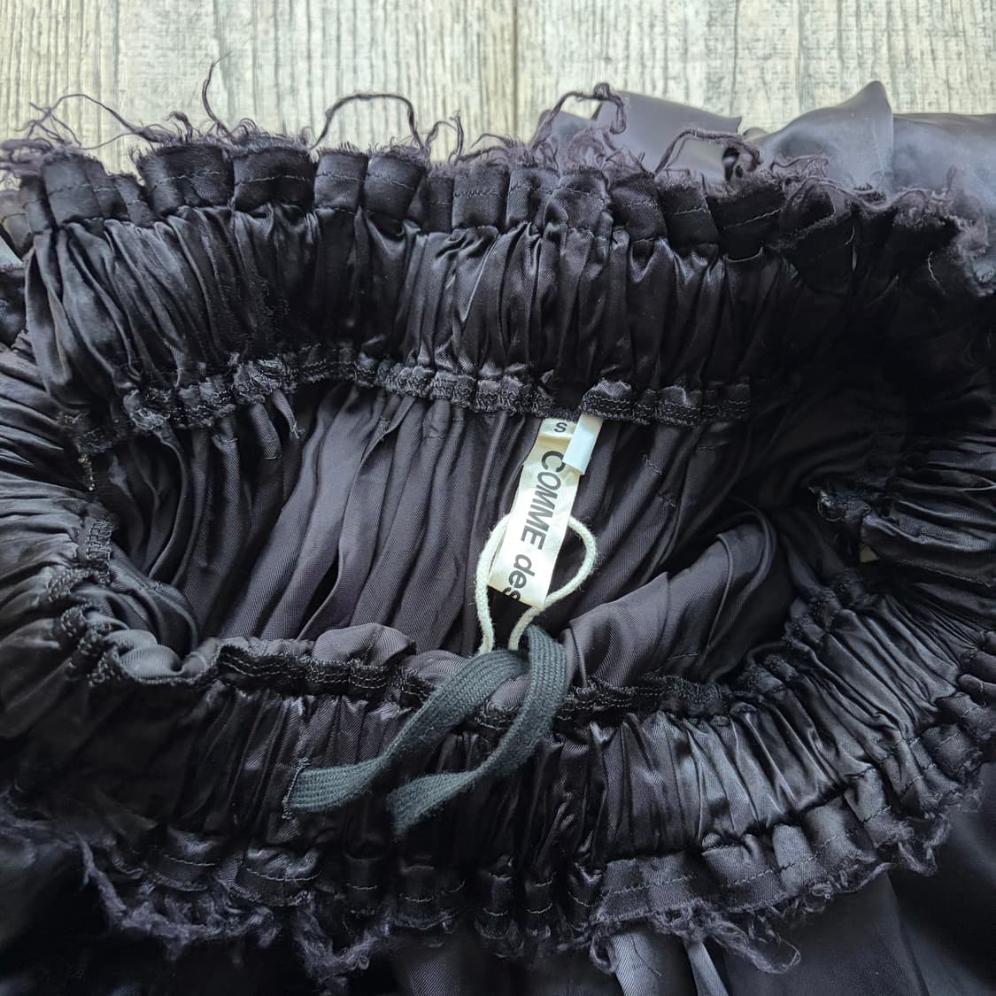 Distressed Shirring Cupra Skirt  상품이미지6