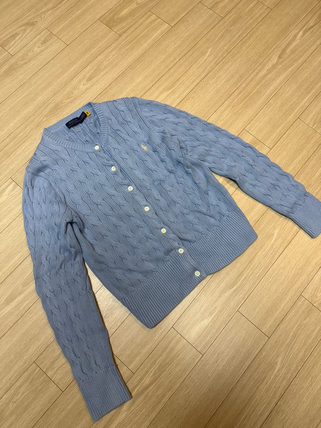 폴로 케이블가디건 L 상품이미지1