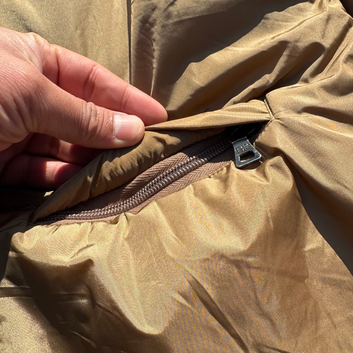 [M~L] Prada Sport 프라다스포츠 후드 롱 패딩 코트 상품이미지7