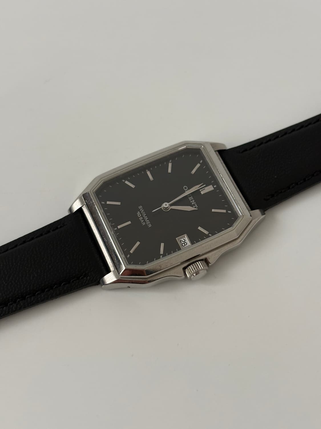 1990s Swimmer Black Dial Square Quartz 상품이미지4