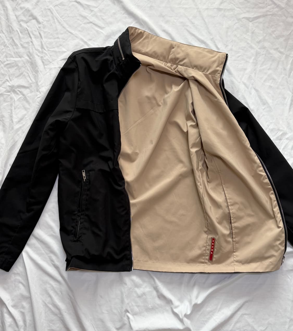 00's 프라다 스포츠 리버시블 집업 자켓 상품이미지5