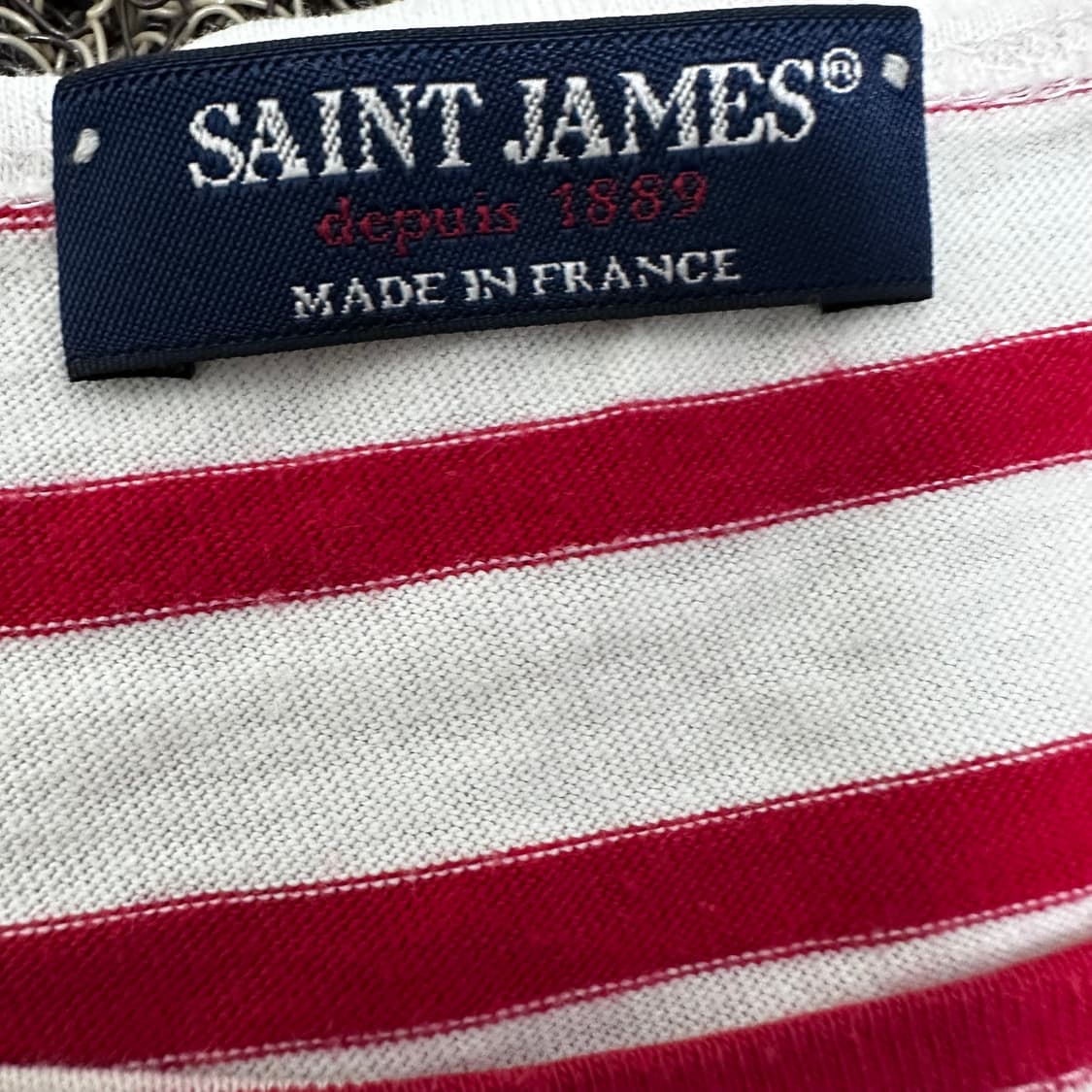 SAINT JAMES 세인트제임스 여성 스트라이프 긴팔티셔츠 SM 상품이미지4