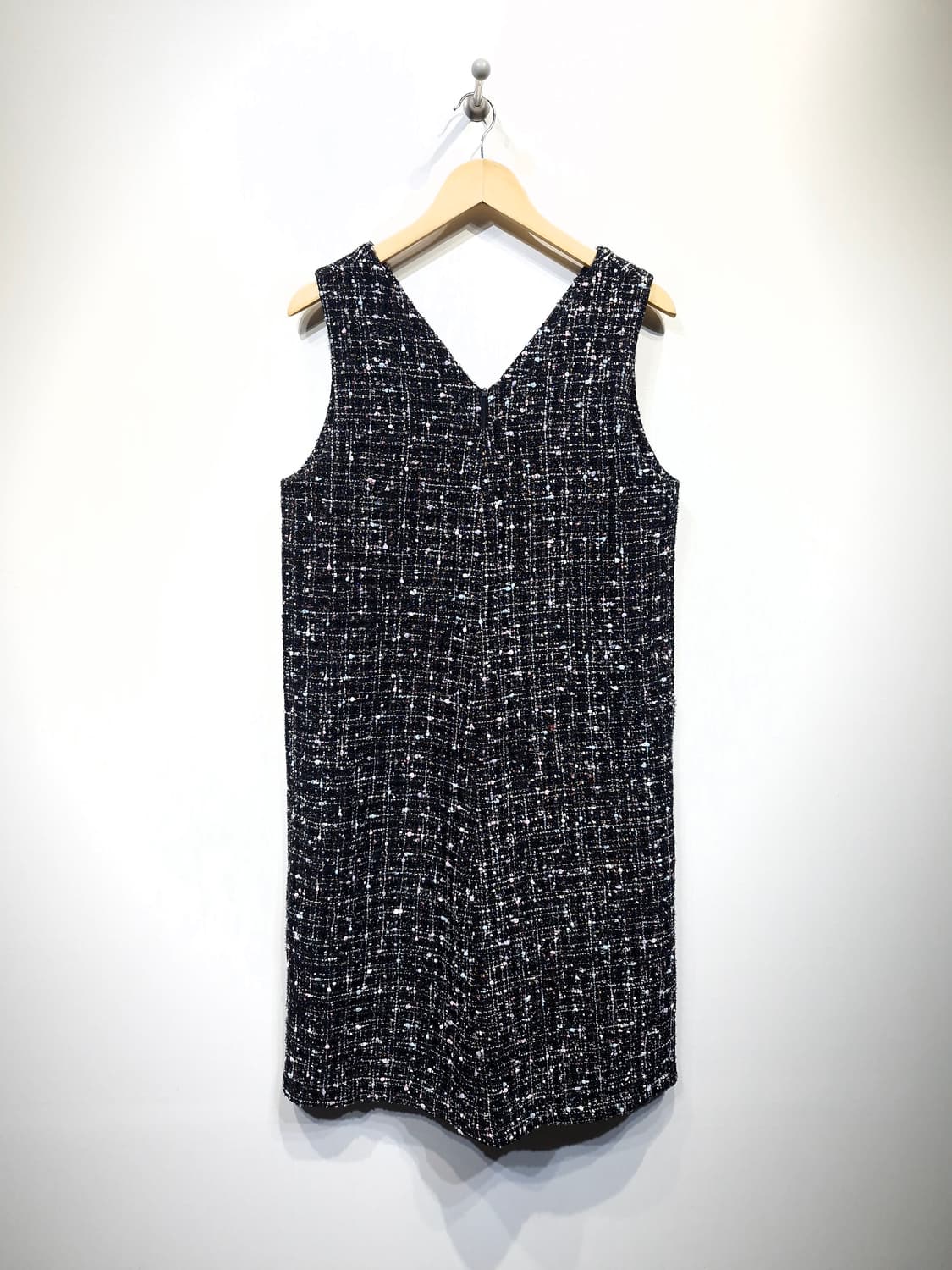 DAILYLOOK 데일리룩 샤네트위드 브이넥 원피스 상품이미지2