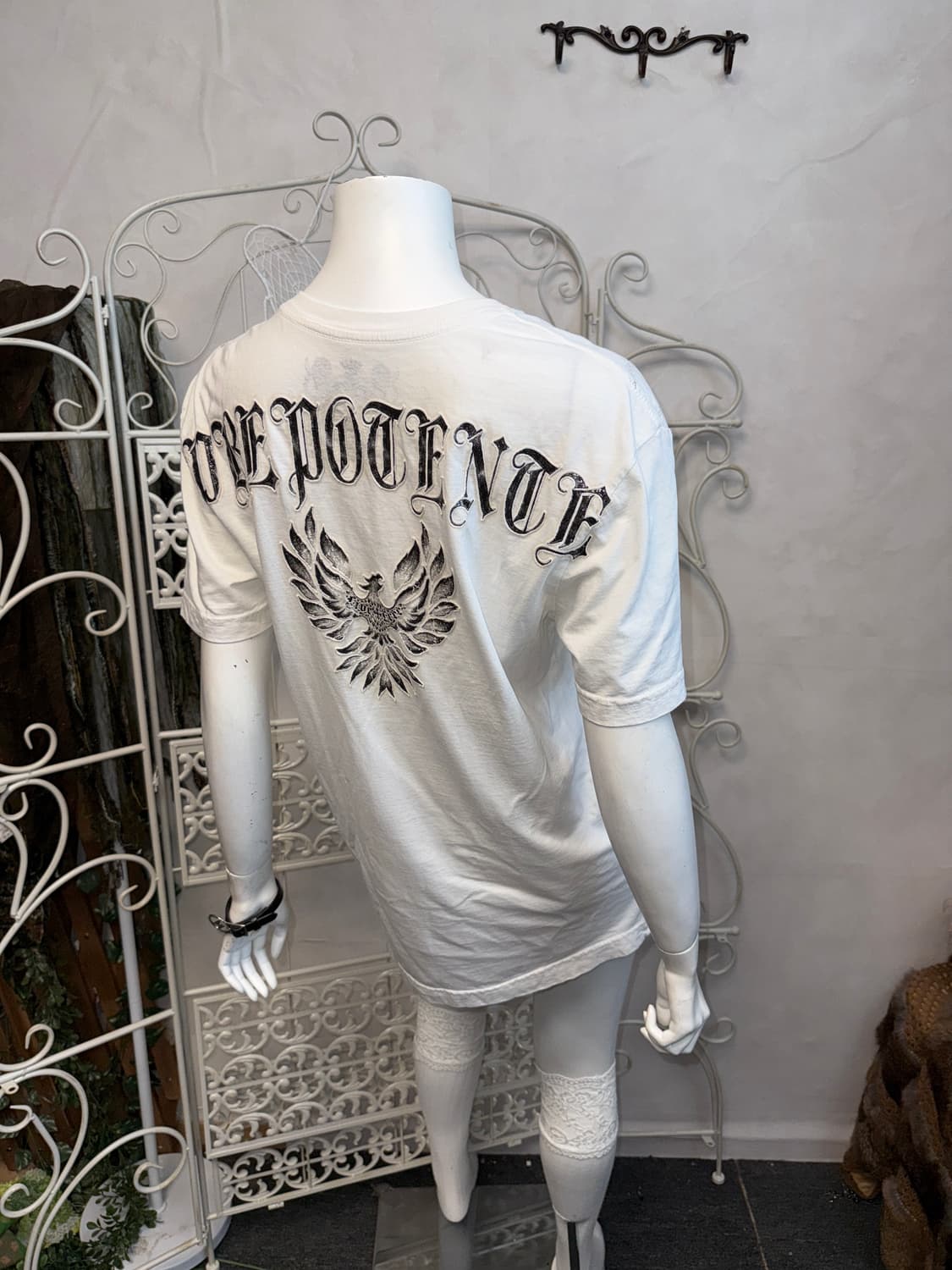 Prepotente white oriental punk graphic t 상품이미지6