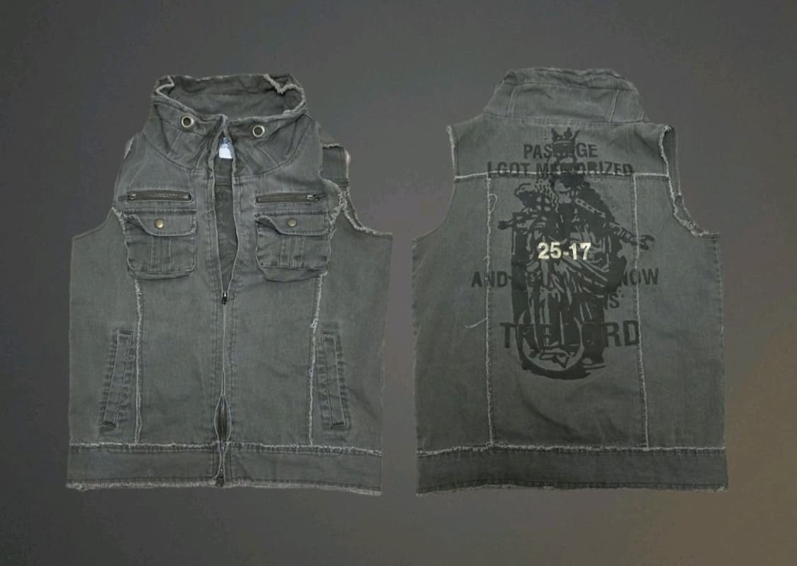 카키 하이넥 베스트
조끼 상품이미지1