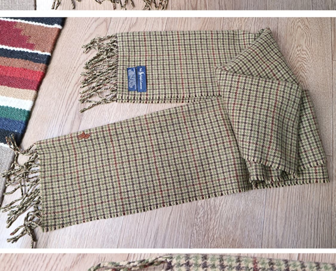 스코틀랜드 메이드 polo ralph lauren 폴로랄프로렌
머플러 상품이미지3