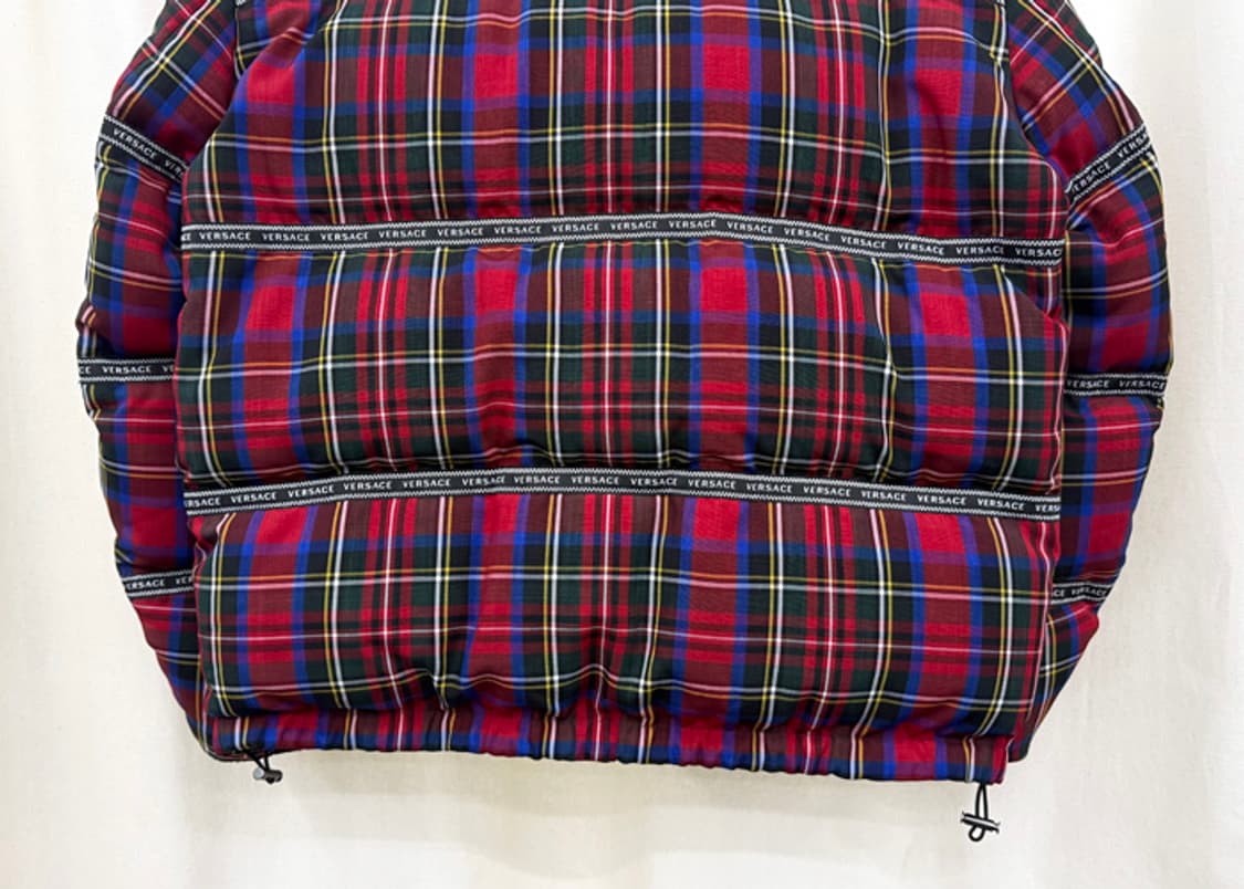 베르사체 체크 푸퍼 구스다운 자켓 상품이미지6