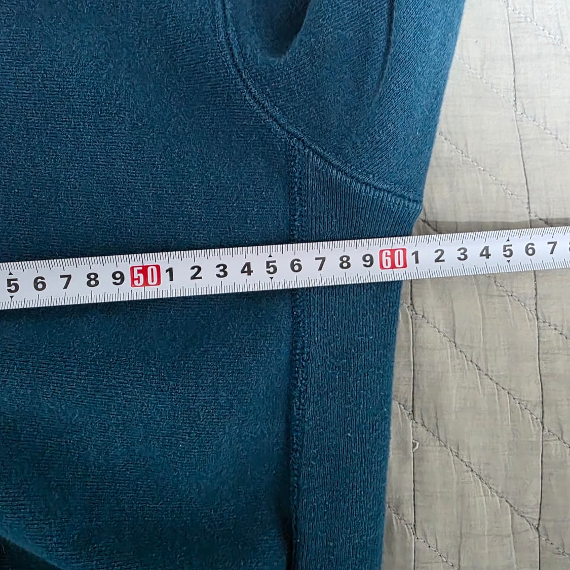 [XXL] 90s 빈티지 챔피온 리버스위브 페이딩 터콰이즈 블루 후드 상품이미지7