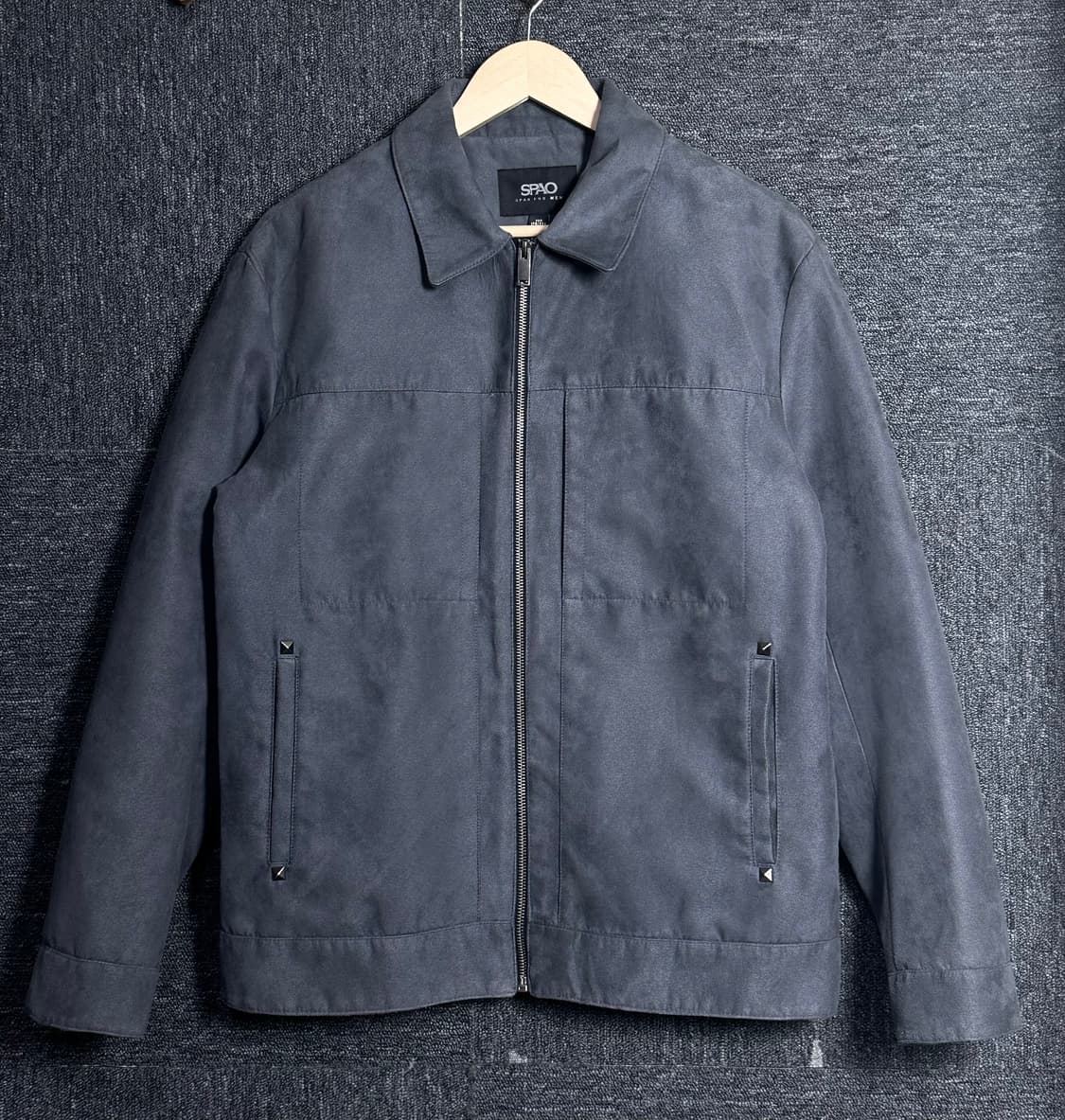 SPAO 스파오 남성 스웨이드 자켓 100 상품이미지1