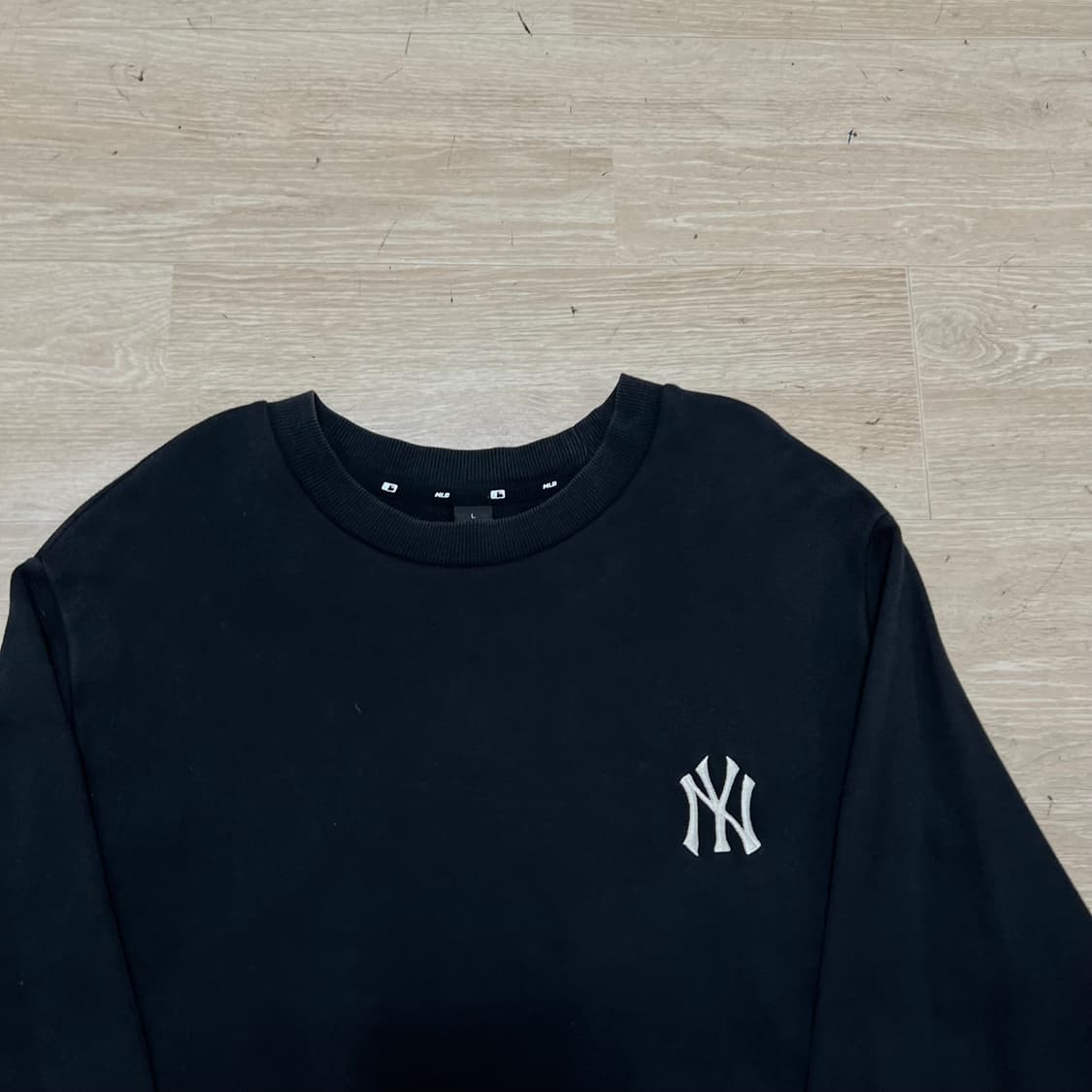 MLB 엠엘비 뉴욕양키스 NY 빅로고 맨투맨 티셔츠 [블랙] L/100 상품이미지2