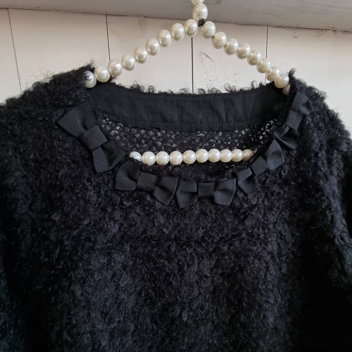 리본퍼 블라우스 상품이미지5