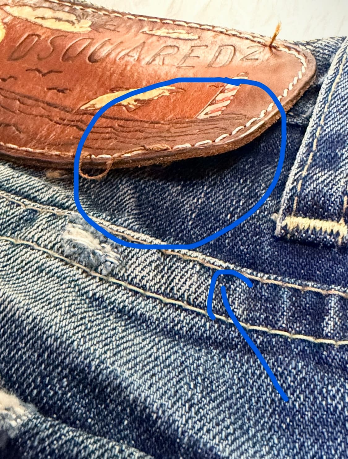 디스퀘어드2 남성 데미지 청바지 48/34 상품이미지8