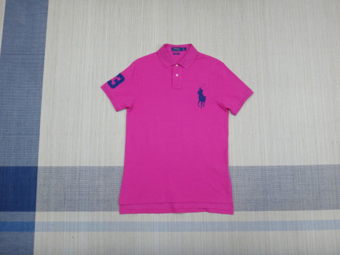 (M) 폴로랄프로렌 빅포니 자수 카라 반팔 티셔츠 상품이미지1