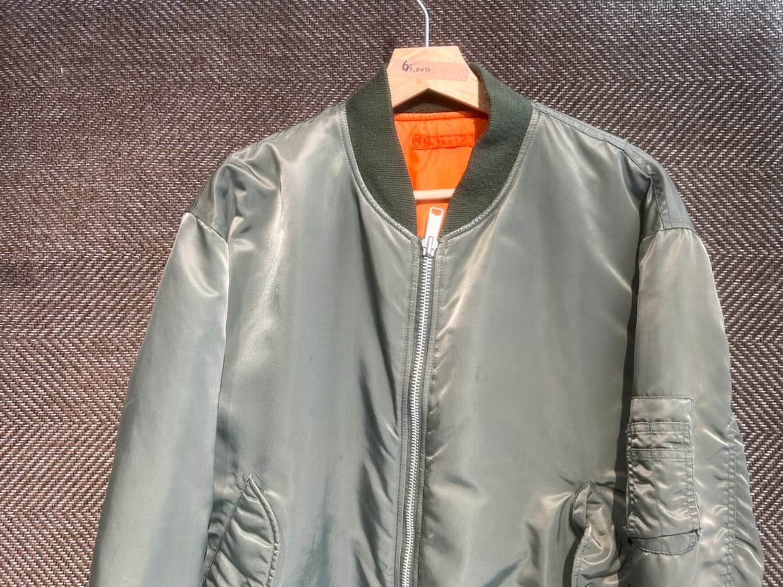 빈티지워싱 밀리터리 항공점퍼 상품이미지4