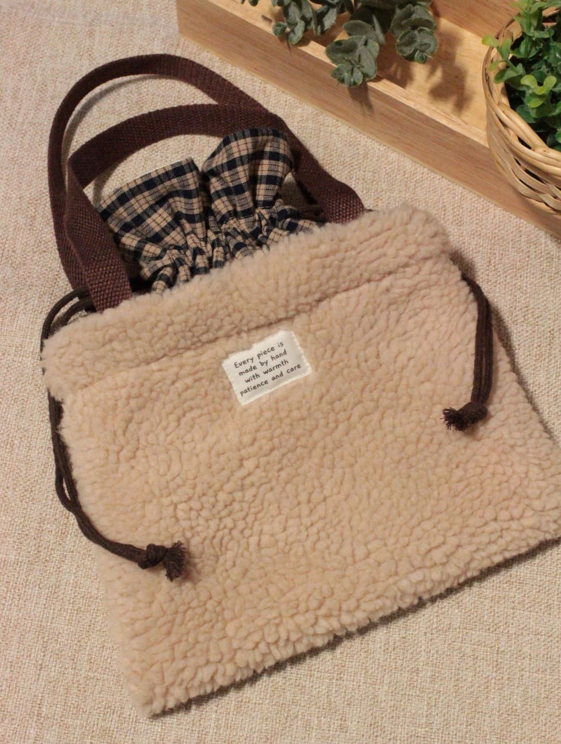 핸드메이드 미니 파우치 겸 미니백 상품이미지6