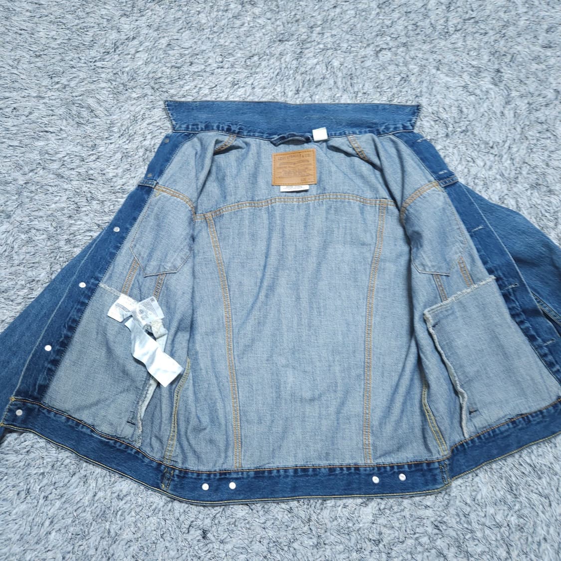 리바이스) M 남자 트러커자켓 청데님자켓 / 왕눈이샵 상품이미지8