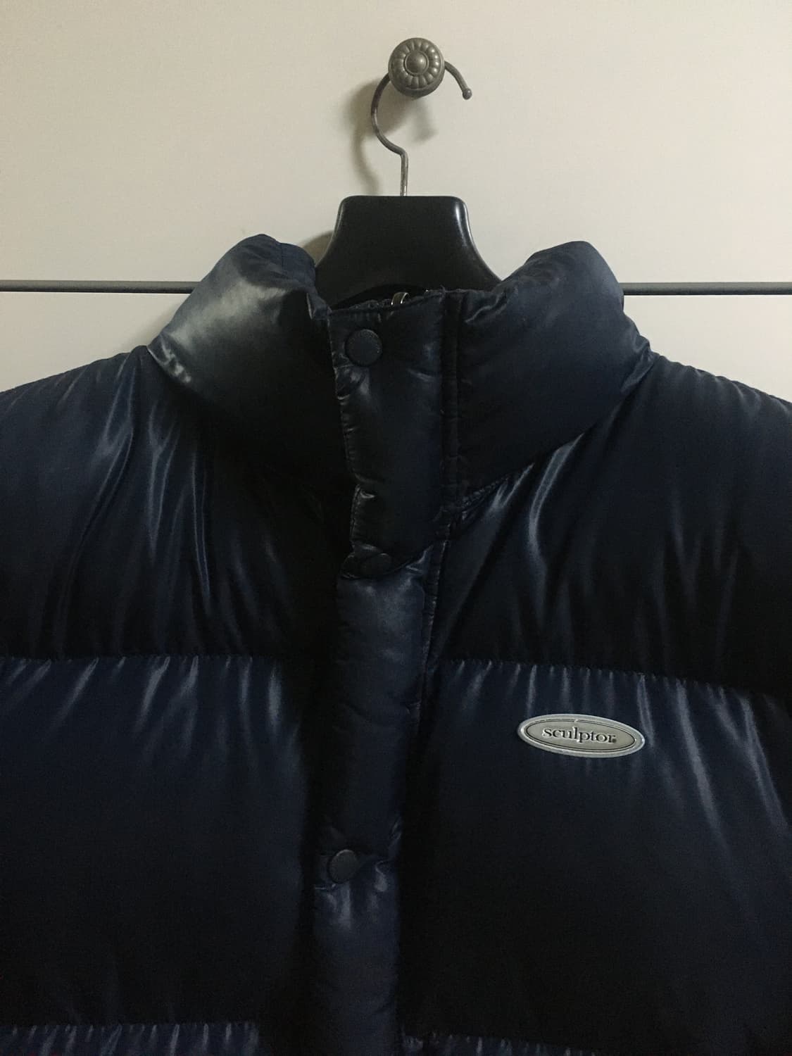 스컬프터 리버시블 패딩 네이비/흰 상품이미지8