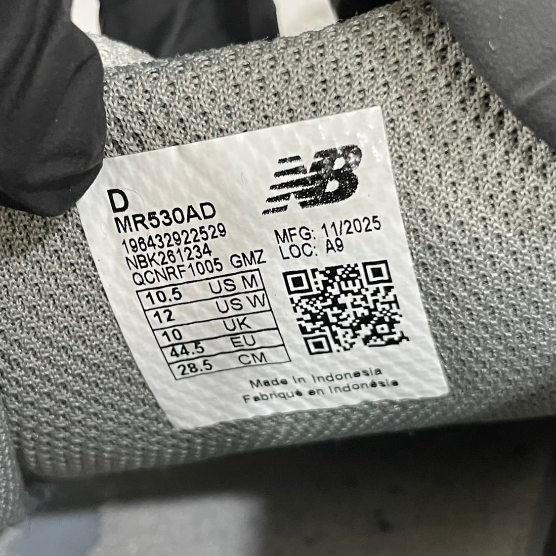 893) 뉴발란스 530 화이트 실버 메탈릭 285mm 상품이미지8