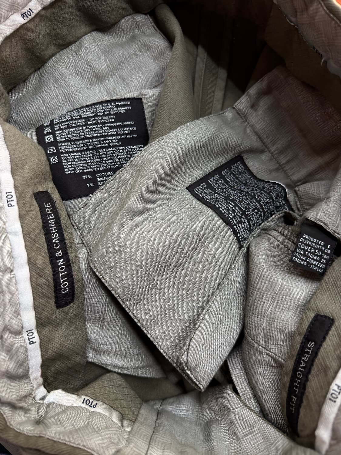 34/ PT01 캐시미어 블렌딩 투턱 팬츠 상품이미지8