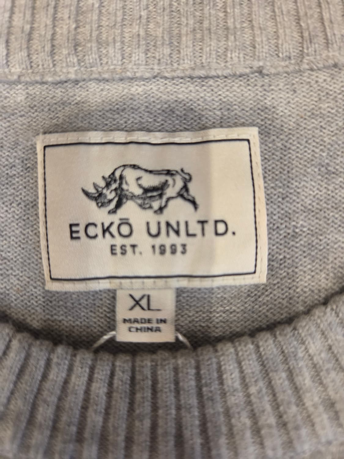 에코 언리미티드 독수리자수 니트[오버사이즈/황금핏] 상품이미지3