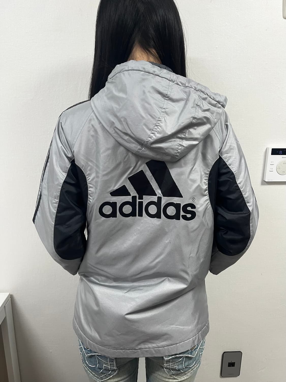 [o/s] 아디다스 실버 벤치 바람막이 상품이미지2