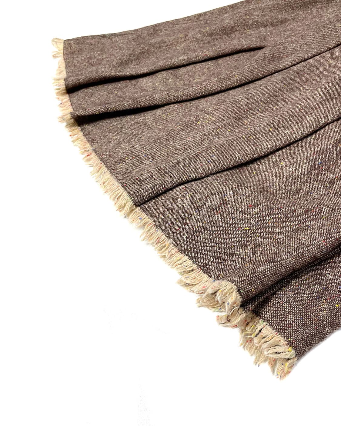 vintage 브라운 랩 스커트 상품이미지4