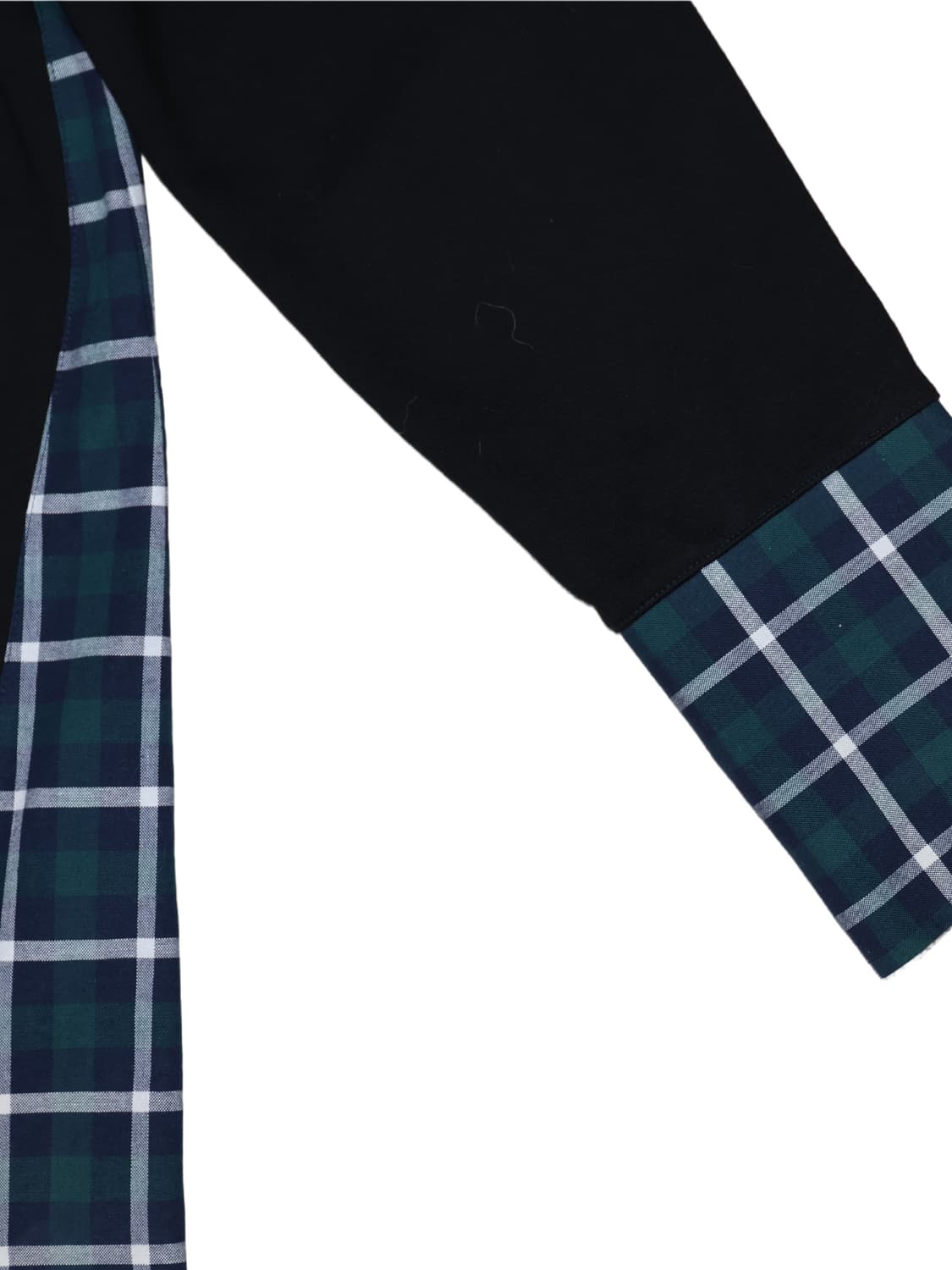 [정품]준지 체크 레이어드 맨투맨 상품이미지4